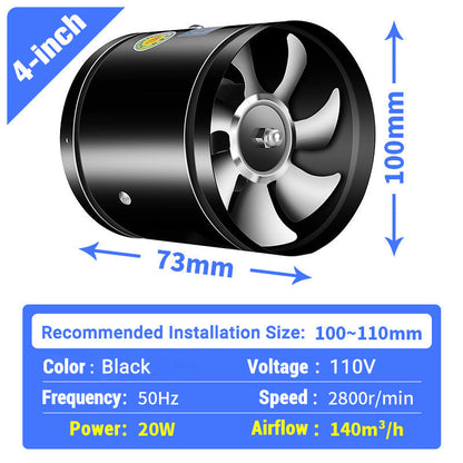 🔥Hot Sale 50% Off🔥Multifunctional Powerful Mute Exhaust Fan💨