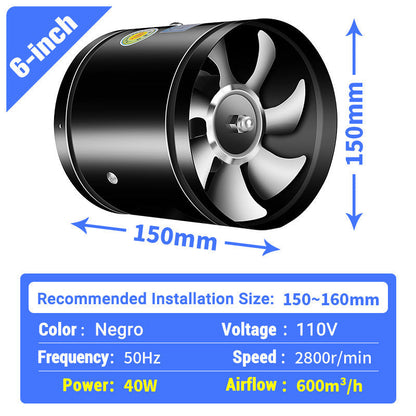 🔥Hot Sale 50% Off🔥Multifunctional Powerful Mute Exhaust Fan💨
