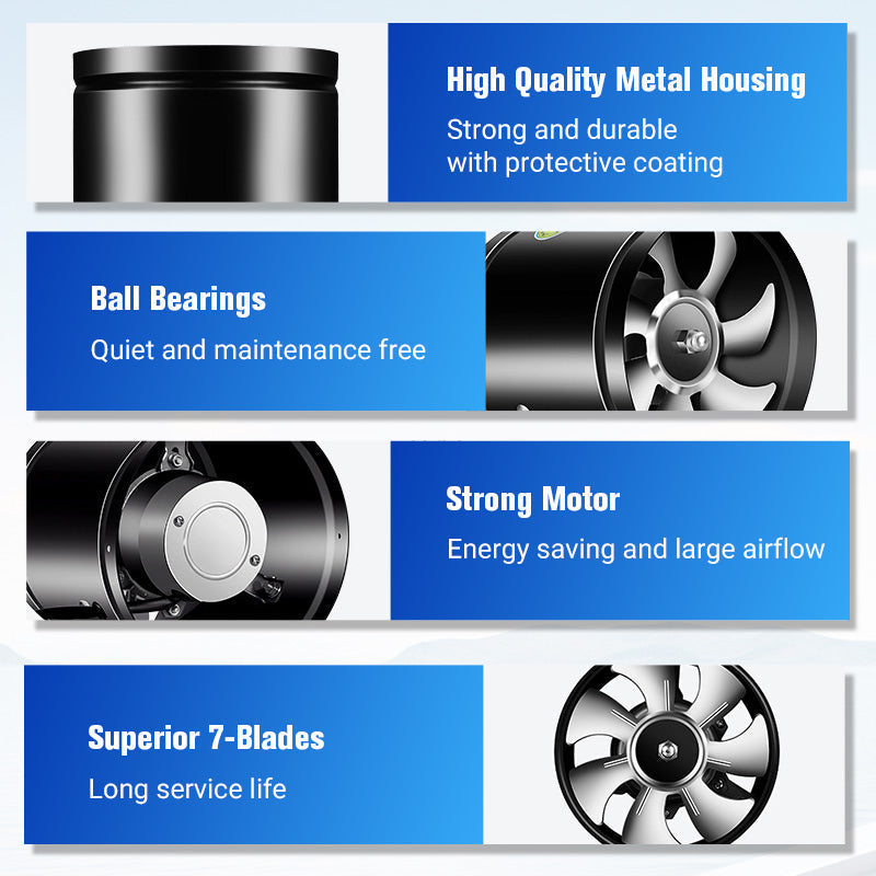 🔥Hot Sale 50% Off🔥Multifunctional Powerful Mute Exhaust Fan💨