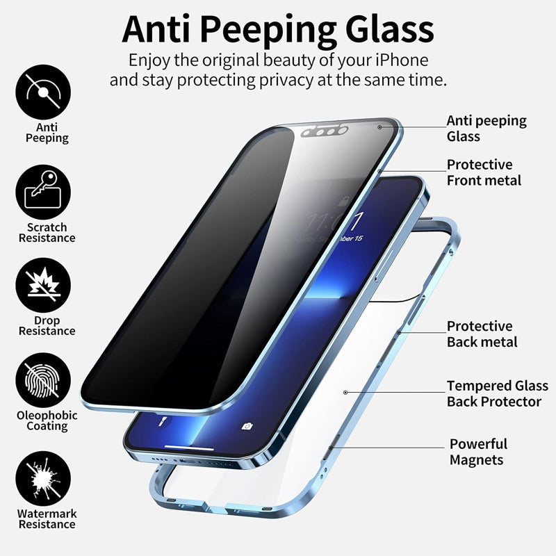 🔥🔥🔥Hot Sale For 50% 0FF🔥🔥🔥Double-Sided Tempered Glass Fully Protective Phone Case📱🛡️