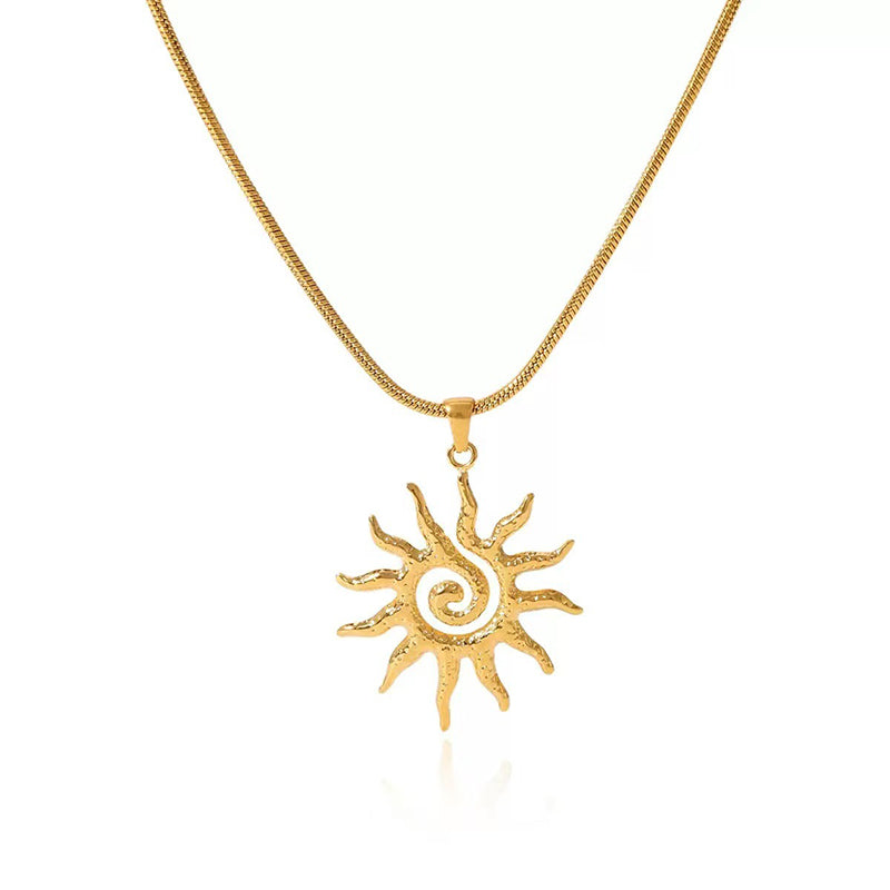 🎁Sale For 50% OFF🎁🔆Elegant Stylish Openwork Sun Necklace💕💎