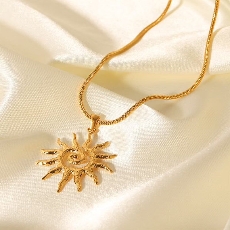🎁Sale For 50% OFF🎁🔆Elegant Stylish Openwork Sun Necklace💕💎