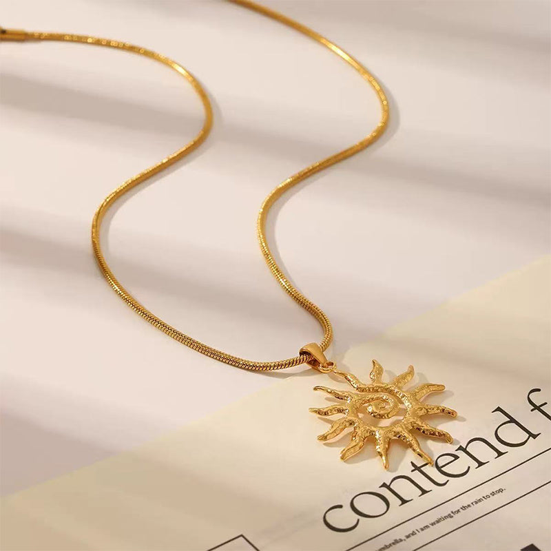 🎁Sale For 50% OFF🎁🔆Elegant Stylish Openwork Sun Necklace💕💎