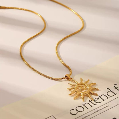🎁Sale For 50% OFF🎁🔆Elegant Stylish Openwork Sun Necklace💕💎